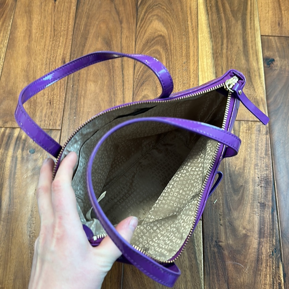 ❌SOLD❌Kate Spade Jeralyn Purple Polka Dot Bag - Picture 12 of 13
